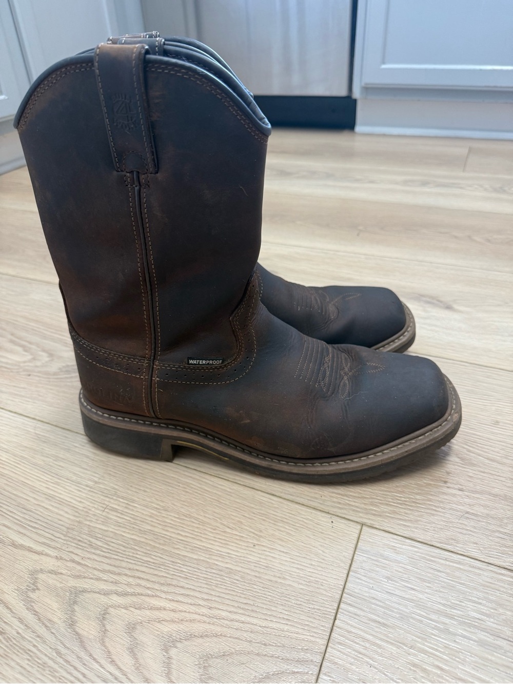 Carolina Men's Anchor 10" Waterproof Composite Square Toe Roper Work Boot 11D